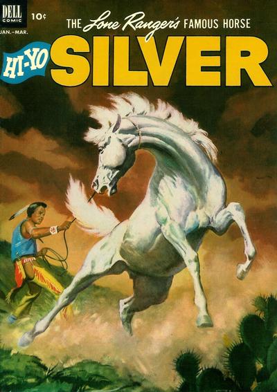 Cover for The Lone Ranger's Famous Horse Hi-Yo Silver (Dell, 1952 series) #5