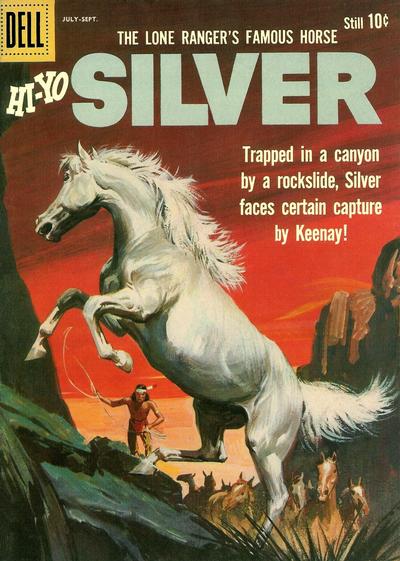 Cover for The Lone Ranger's Famous Horse Hi-Yo Silver (Dell, 1952 series) #35