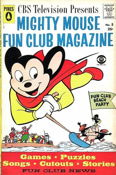 Cover for Mighty Mouse Fun Club Magazine (Pines, 1957 series) #5
