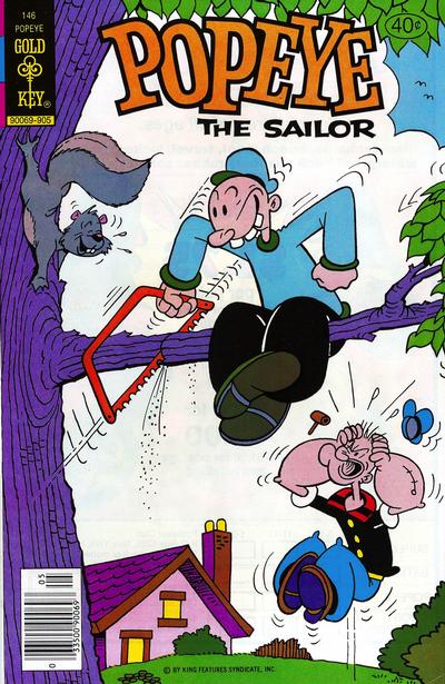 Cover for Popeye the Sailor (Western, 1978 series) #146 [Gold Key]