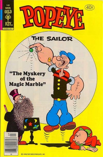 Cover for Popeye the Sailor (Western, 1978 series) #148 [Gold Key]