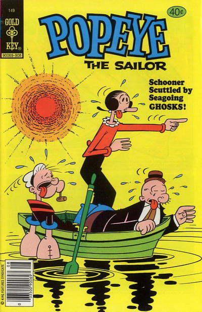 Cover for Popeye the Sailor (Western, 1978 series) #149 [Gold Key]