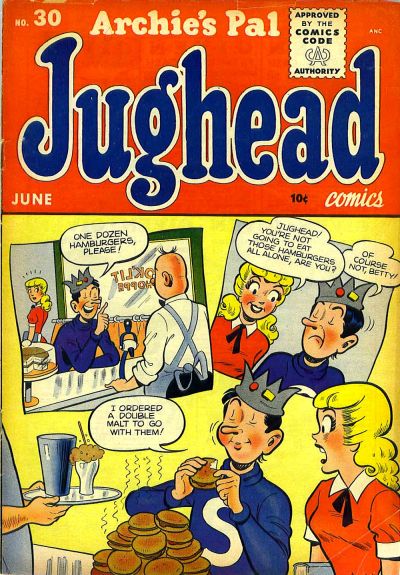 Cover for Archie's Pal Jughead (Archie, 1949 series) #30