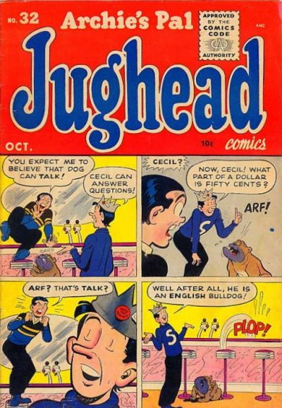 Cover for Archie's Pal Jughead (Archie, 1949 series) #32