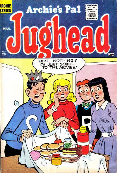 Cover for Archie's Pal Jughead (Archie, 1949 series) #70
