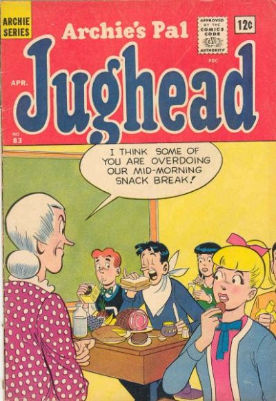 Cover for Archie's Pal Jughead (Archie, 1949 series) #83