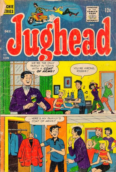 Cover for Jughead (Archie, 1965 series) #139