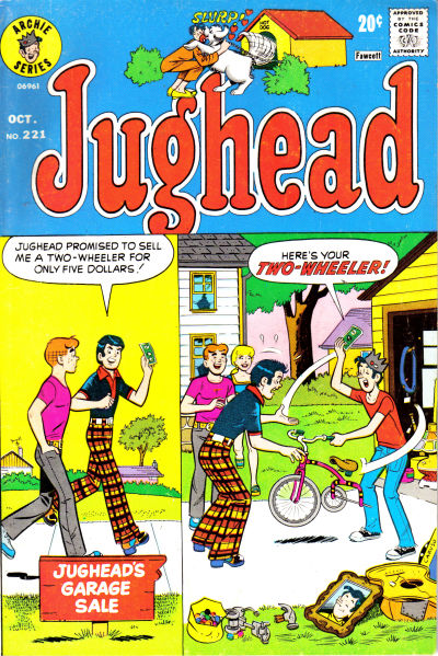 Cover for Jughead (Archie, 1965 series) #221
