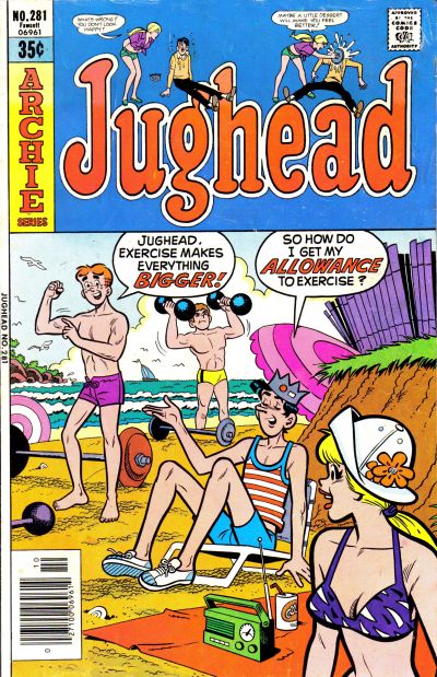 Cover for Jughead (Archie, 1965 series) #281