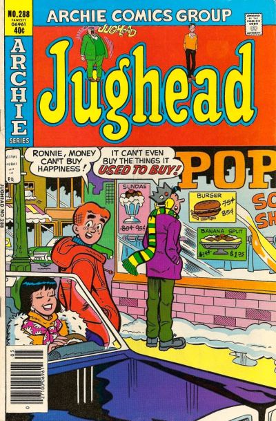 Cover for Jughead (Archie, 1965 series) #288