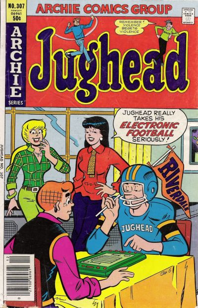 Cover for Jughead (Archie, 1965 series) #307