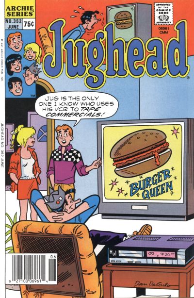 Cover for Jughead (Archie, 1965 series) #352