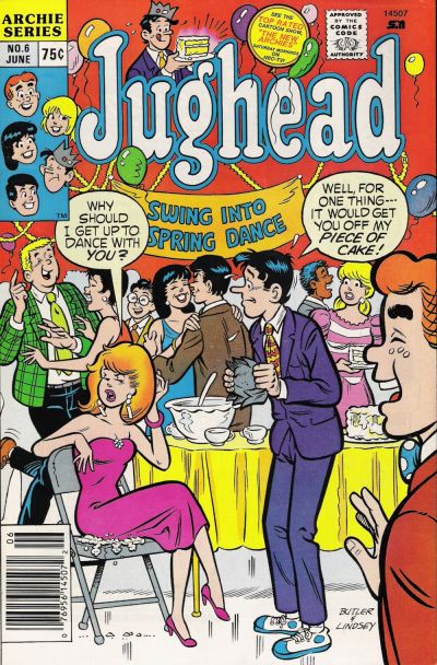 Cover for Jughead (Archie, 1987 series) #6 [Newsstand]