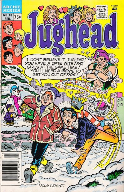 Cover for Jughead (Archie, 1987 series) #10 [Newsstand]