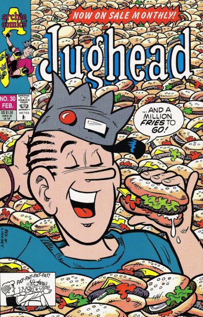 Cover for Jughead (Archie, 1987 series) #30 [Direct]
