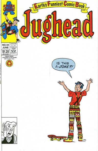 Cover for Jughead (Archie, 1987 series) #34 [Direct]