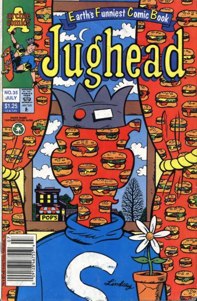 Cover for Jughead (Archie, 1987 series) #35 [Newsstand]