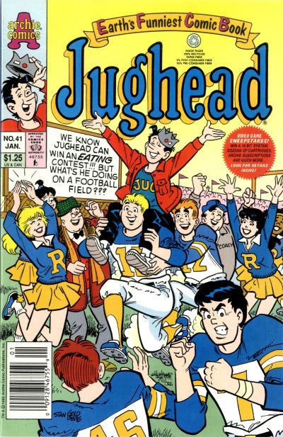 Cover for Jughead (Archie, 1987 series) #41 [Newsstand]