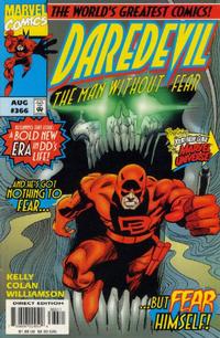 Cover for Daredevil (Marvel, 1964 series) #366 [Direct Edition]