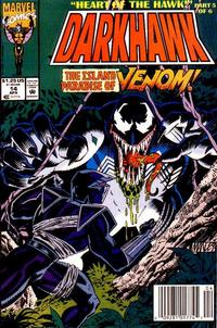 Cover Thumbnail for Darkhawk (Marvel, 1991 series) #14 [Newsstand]