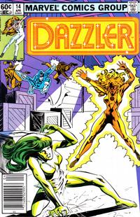 Cover for Dazzler (Marvel, 1981 series) #14 [Newsstand]