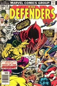 Cover Thumbnail for The Defenders (Marvel, 1972 series) #40 [Regular Edition]