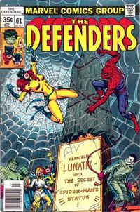 Cover Thumbnail for The Defenders (Marvel, 1972 series) #61