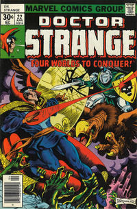 Cover for Doctor Strange (Marvel, 1974 series) #22