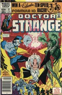 Cover for Doctor Strange (Marvel, 1974 series) #51 [Newsstand]
