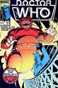 Cover Thumbnail for Doctor Who (Marvel, 1984 series) #16