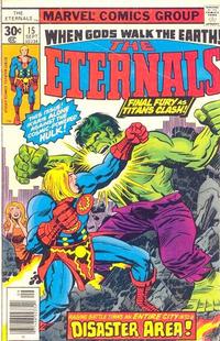 Cover Thumbnail for The Eternals (Marvel, 1976 series) #15 [30¢]