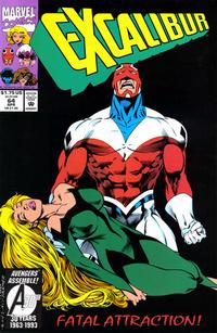 Cover Thumbnail for Excalibur (Marvel, 1988 series) #64 [Direct]