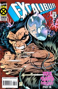 Cover for Excalibur (Marvel, 1988 series) #85 [Direct Edition - Deluxe]