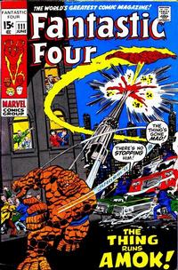 Cover Thumbnail for Fantastic Four (Marvel, 1961 series) #111