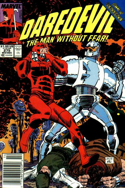 Cover for Daredevil (Marvel, 1964 series) #275 [Newsstand]