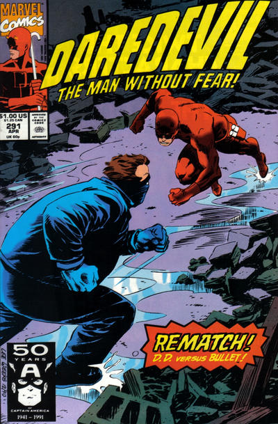 Cover for Daredevil (Marvel, 1964 series) #291 [Direct]