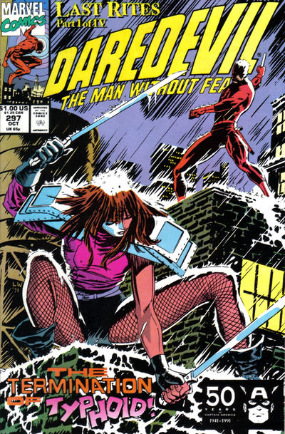 Cover for Daredevil (Marvel, 1964 series) #297 [Direct]