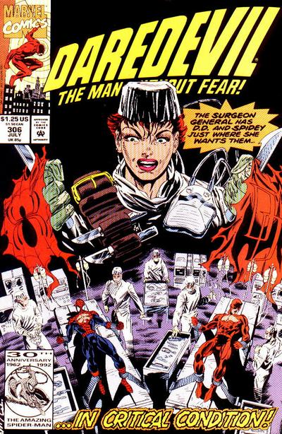 Cover for Daredevil (Marvel, 1964 series) #306 [Direct]