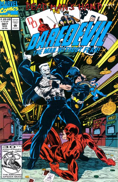 Cover for Daredevil (Marvel, 1964 series) #307 [Direct]
