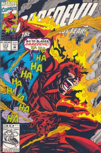 Cover for Daredevil (Marvel, 1964 series) #313 [Direct]