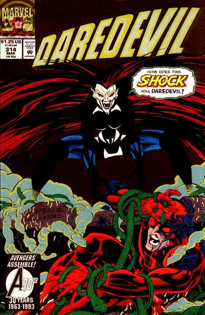 Cover for Daredevil (Marvel, 1964 series) #314 [Direct]
