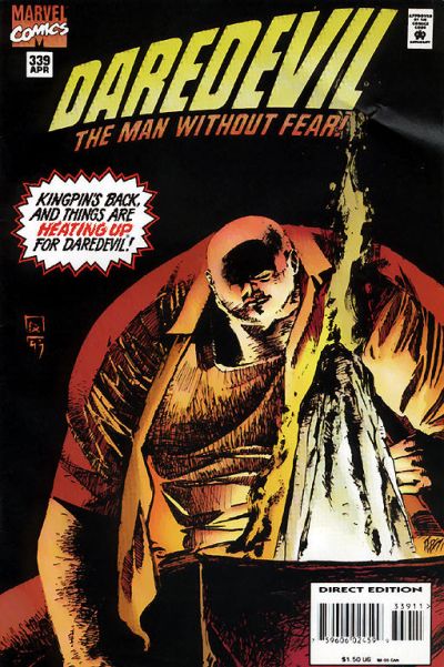 Cover for Daredevil (Marvel, 1964 series) #339 [Direct Edition]