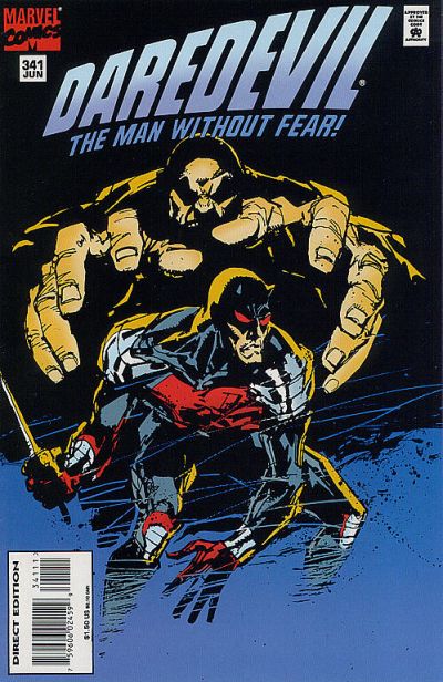 Cover for Daredevil (Marvel, 1964 series) #341 [Direct Edition]