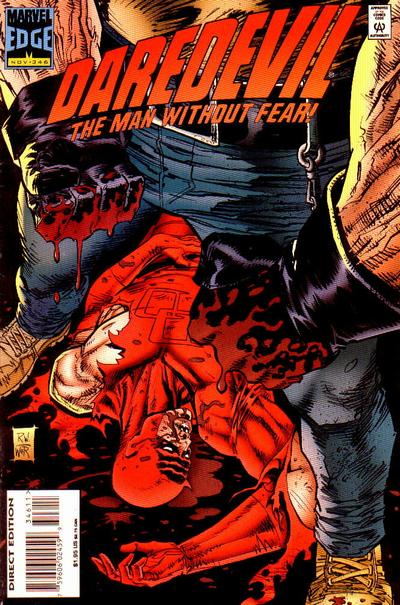 Cover for Daredevil (Marvel, 1964 series) #346 [Direct Edition]