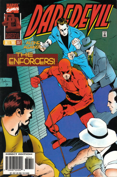 Cover for Daredevil (Marvel, 1964 series) #357 [Direct Edition]