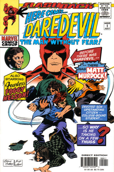 Cover for Daredevil (Marvel, 1964 series) #-1 [Direct Edition]