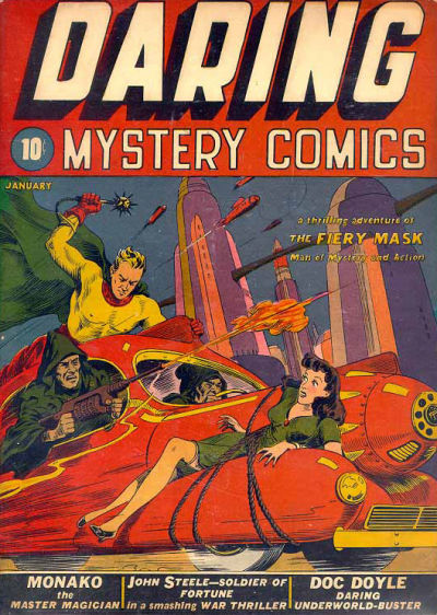 Cover for Daring Mystery Comics (Marvel, 1940 series) #1