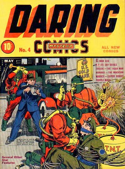 Cover for Daring Mystery Comics (Marvel, 1940 series) #4