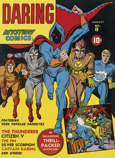 Cover for Daring Mystery Comics (Marvel, 1940 series) #8