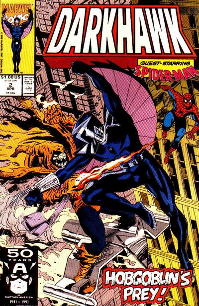 Cover for Darkhawk (Marvel, 1991 series) #2 [Direct]